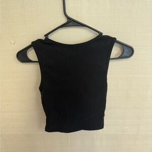 Black Sleeveless Women's Top